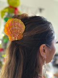 Sunrise Shell Hair Claw Clip